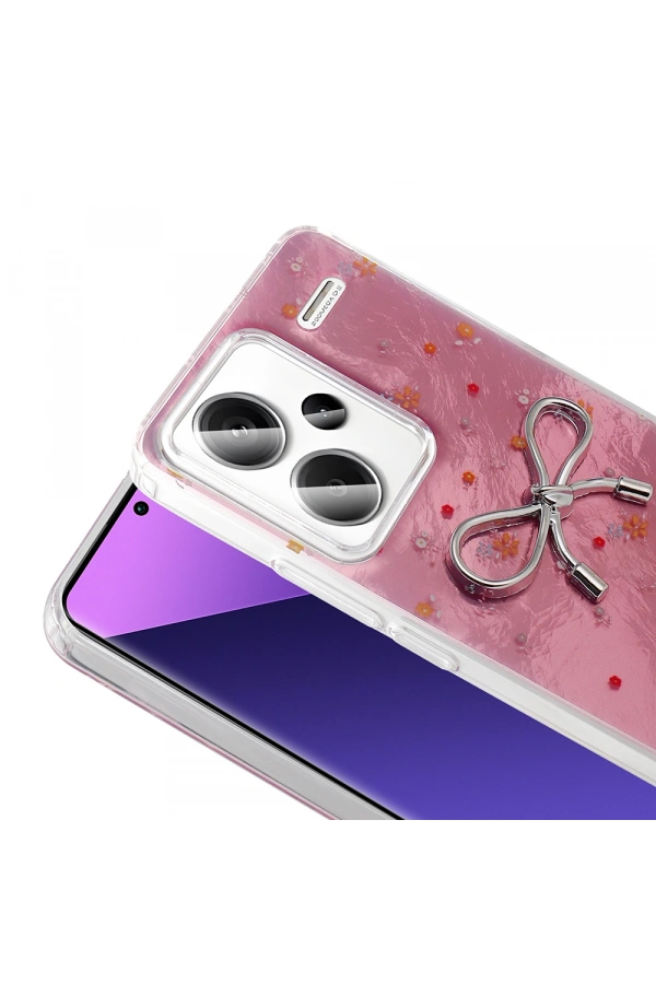 Xiaomi Redmi Note 13 Pro Plus 5G Kılıf Kamera Korumalı Figürlü Zore Ponti Silikon Kapak