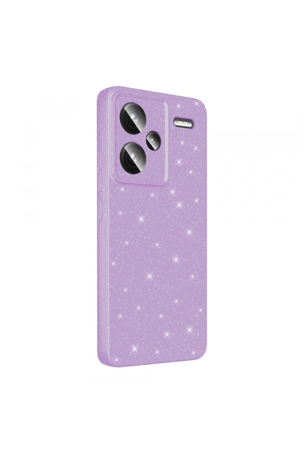 Xiaomi Redmi Note 13 Pro Plus 5G Kılıf Kamera Korumalı Simli Lüks Zore Koton Kapak