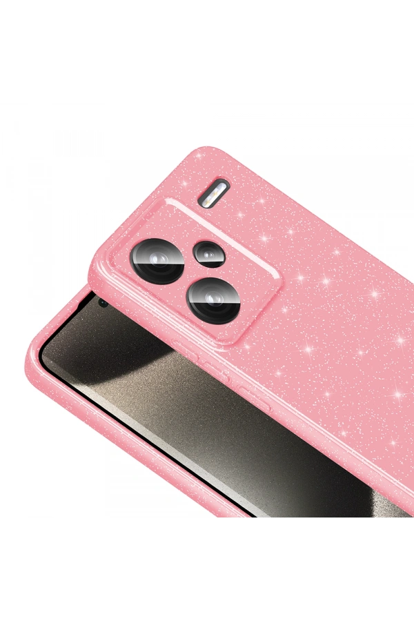 Xiaomi Redmi Note 13 Pro Plus 5G Kılıf Kamera Korumalı Simli Lüks Zore Koton Kapak