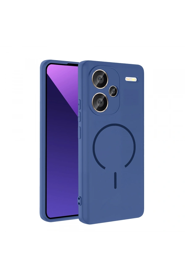 Xiaomi Redmi Note 13 Pro Plus 5G Kılıf M-safe Şarj Özellikli Zore Meta Kapak