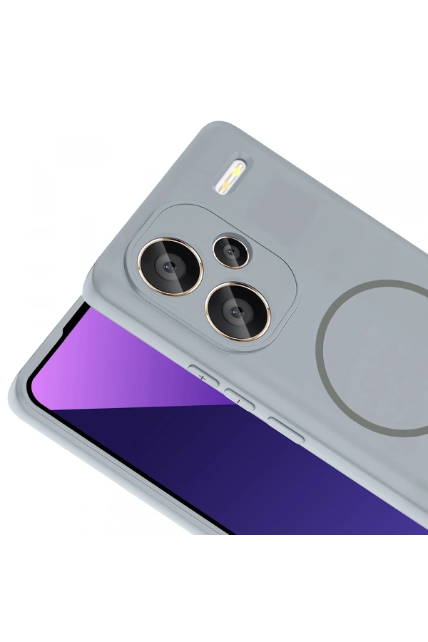 Xiaomi Redmi Note 13 Pro Plus 5G Kılıf M-safe Şarj Özellikli Zore Meta Kapak
