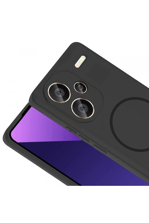 Xiaomi Redmi Note 13 Pro Plus 5G Kılıf M-safe Şarj Özellikli Zore Meta Kapak