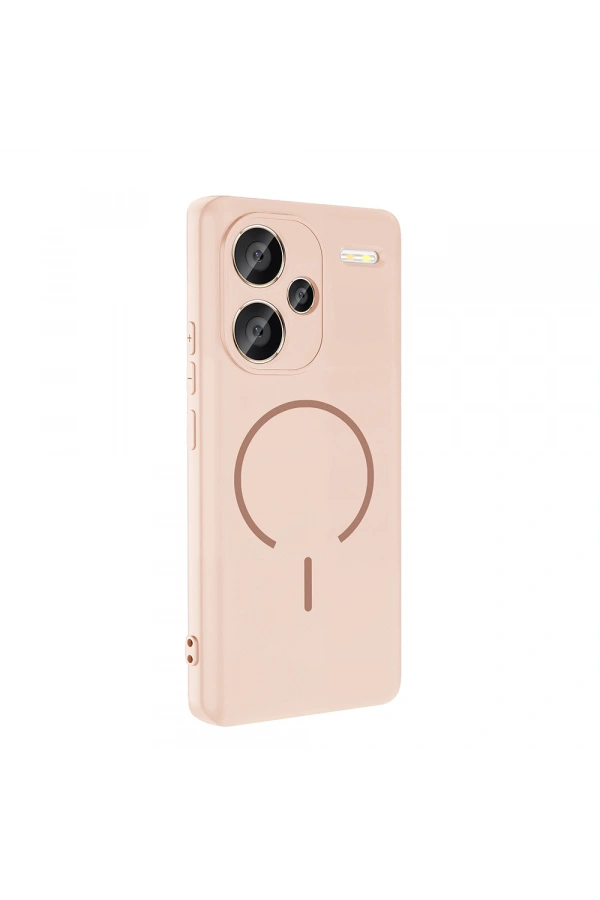Xiaomi Redmi Note 13 Pro Plus 5G Kılıf M-safe Şarj Özellikli Zore Meta Kapak