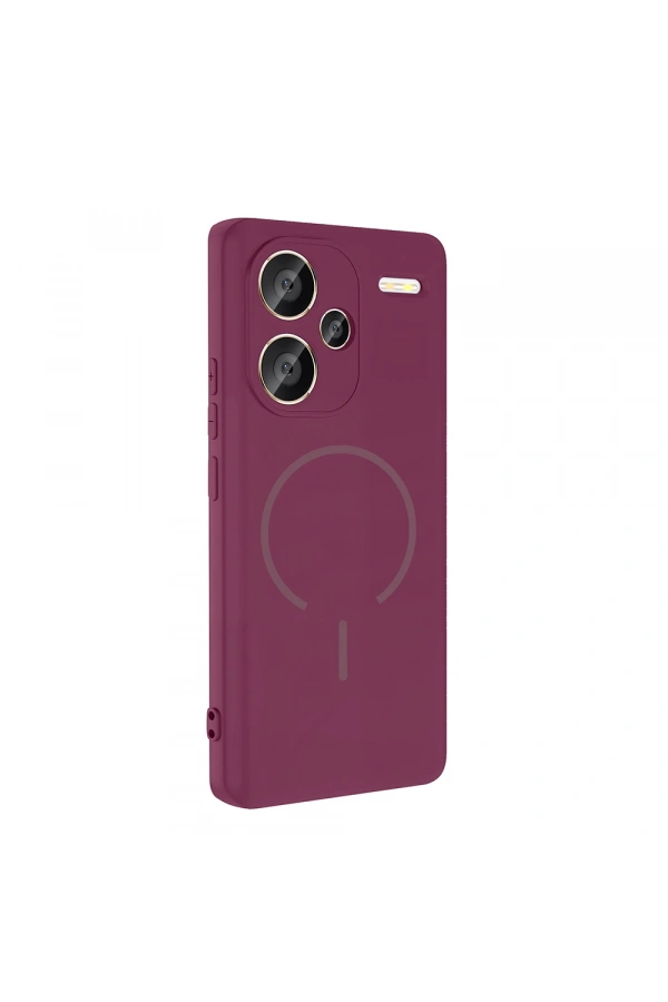 Xiaomi Redmi Note 13 Pro Plus 5G Kılıf M-safe Şarj Özellikli Zore Meta Kapak