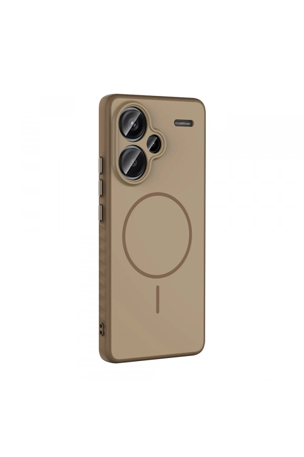 Xiaomi Redmi Note 13 Pro Plus 5G Kılıf M-safe Şarj Özellikli Zore Tea Kapak