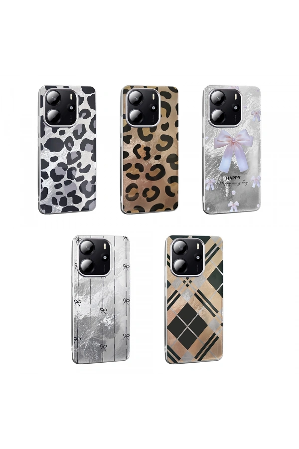 Xiaomi Redmi Note 14 4G Kılıf Desenli Zore Mep Kapak