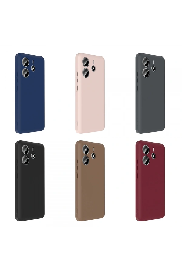 Xiaomi Redmi Note 14 4G Kılıf Kamera Korumalı Kartlık Hazneli Zore Vitra Kapak