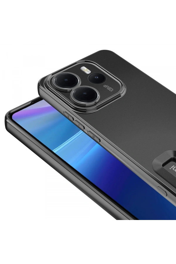 Xiaomi Redmi Note 14 4G Kılıf Kamera Korumalı Logo Gösteren Zore Omega Kapak