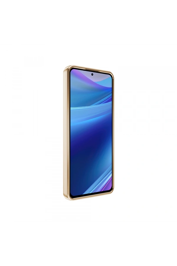 Xiaomi Redmi Note 14 4G Kılıf Kamera Korumalı Logo Gösteren Zore Omega Kapak