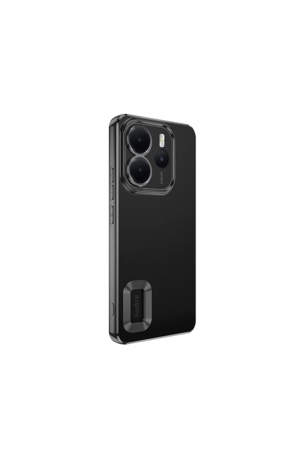 Xiaomi Redmi Note 14 4G Kılıf Kamera Korumalı Logo Gösteren Zore Omega Kapak