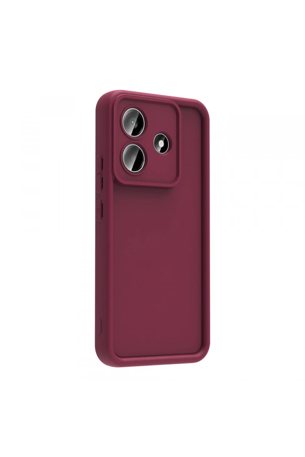 Xiaomi Redmi Note 14 4G Kılıf Kamera Korumalı Zore Ananas Kapak