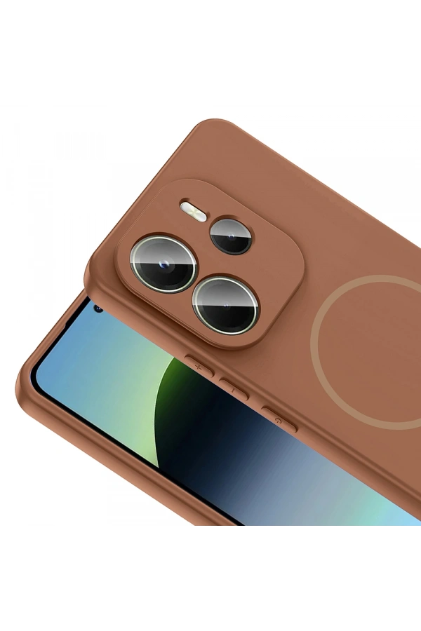 Xiaomi Redmi Note 14 4G Kılıf M-safe Şarj Özellikli Zore Meta Kapak