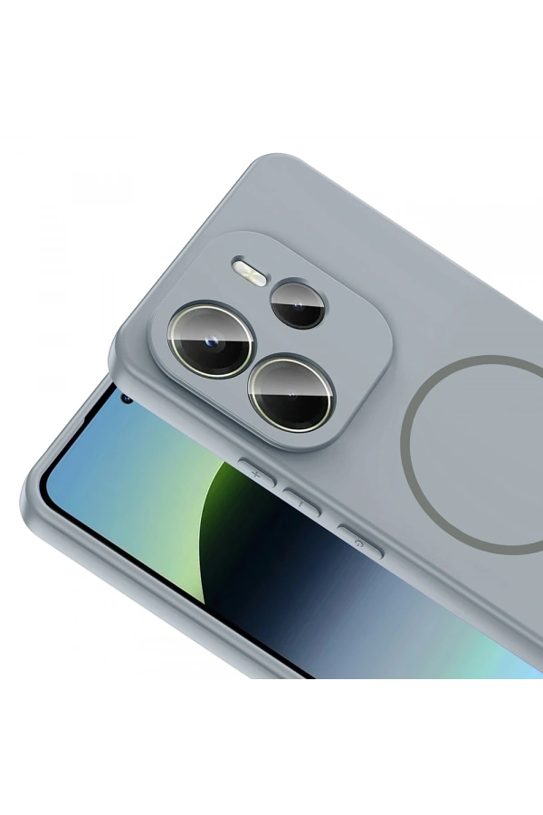 Xiaomi Redmi Note 14 4G Kılıf M-safe Şarj Özellikli Zore Meta Kapak