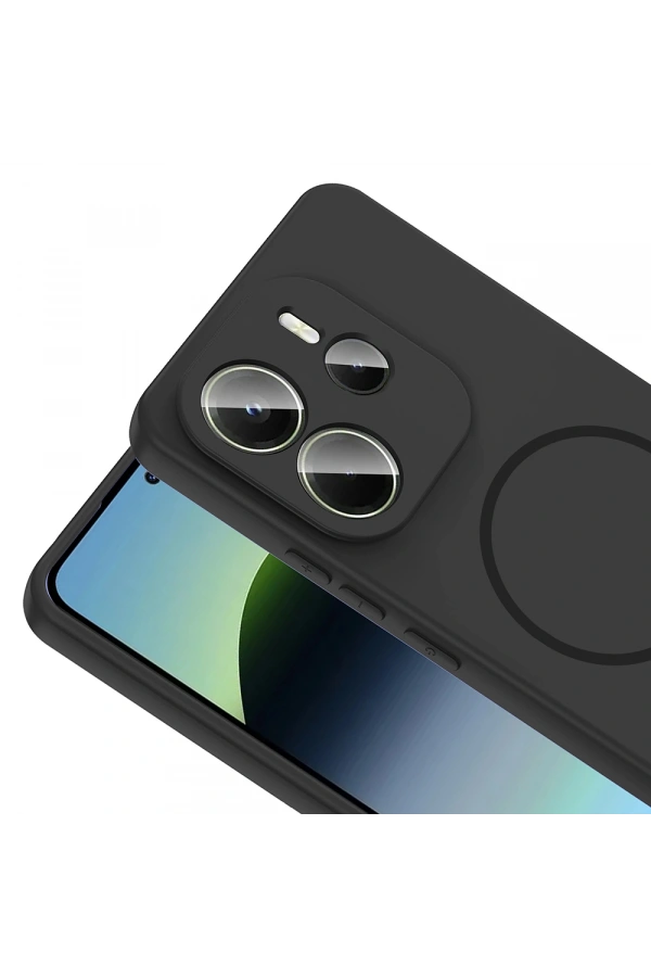 Xiaomi Redmi Note 14 4G Kılıf M-safe Şarj Özellikli Zore Meta Kapak