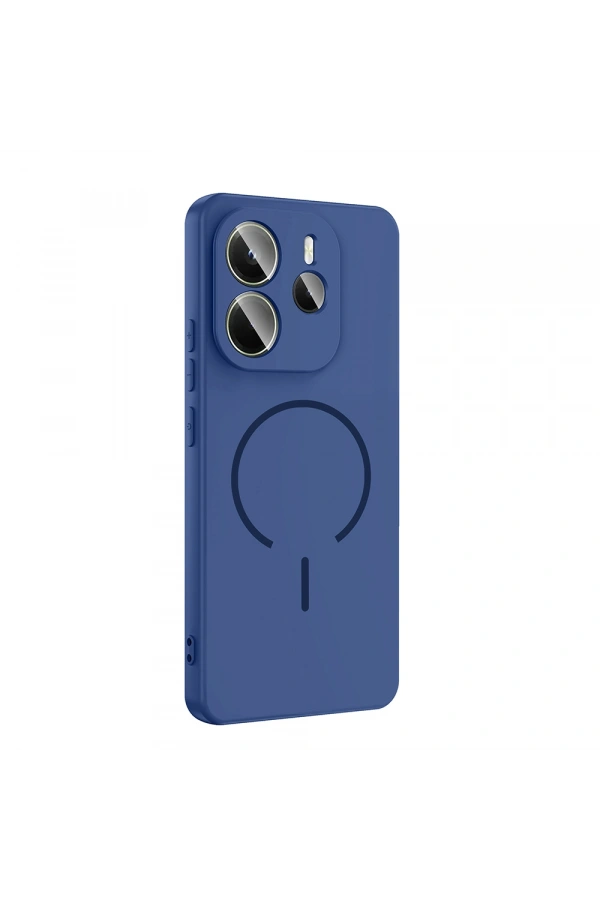 Xiaomi Redmi Note 14 4G Kılıf M-safe Şarj Özellikli Zore Meta Kapak