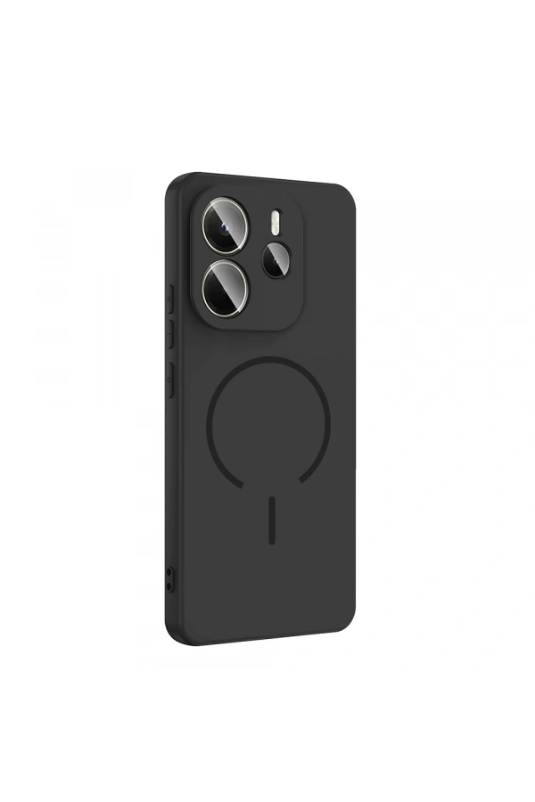 Xiaomi Redmi Note 14 4G Kılıf M-safe Şarj Özellikli Zore Meta Kapak