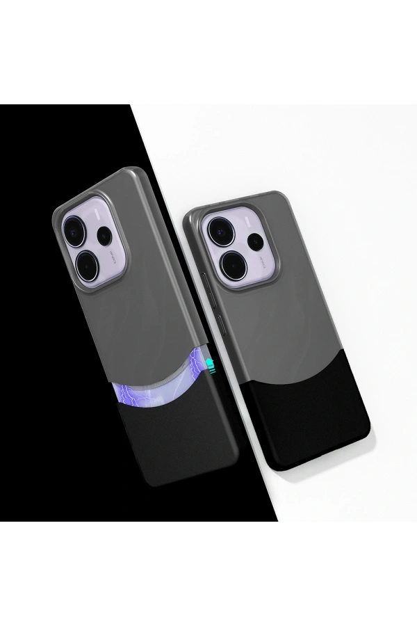 Xiaomi Redmi Note 14 4G Kılıf Mıknatıslı Zore Duble Kapak