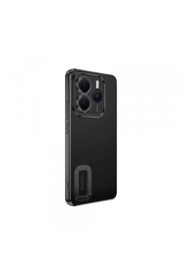 Xiaomi Redmi Note 14 5G Kılıf Kamera Korumalı Logo Gösteren Zore Omega Kapak