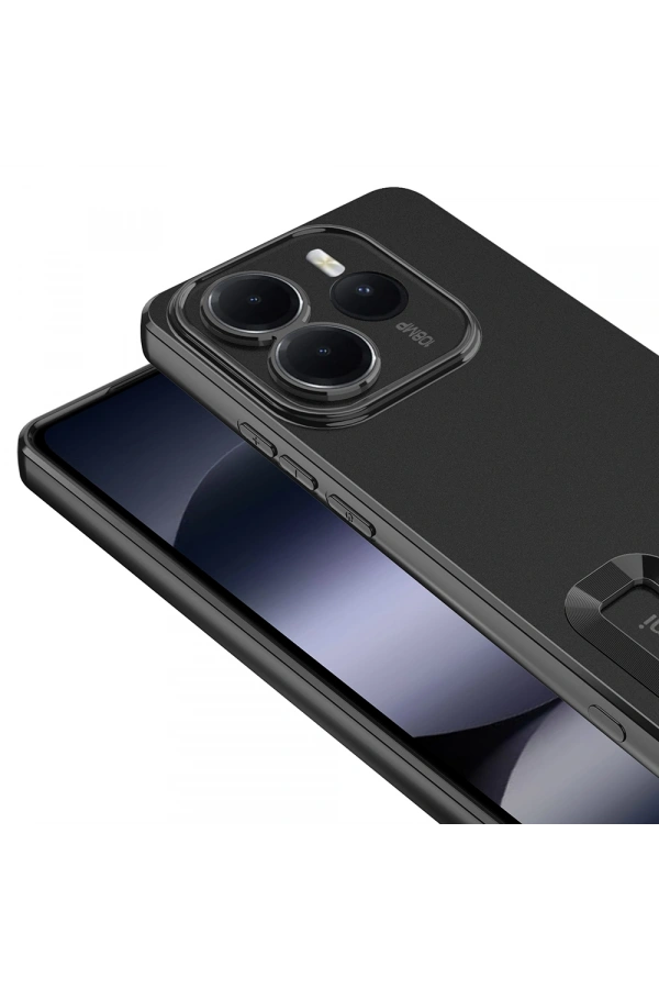Xiaomi Redmi Note 14 5G Kılıf Kamera Korumalı Logo Gösteren Zore Omega Kapak