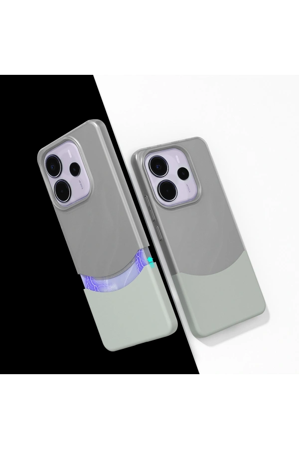 Xiaomi Redmi Note 14 5G Kılıf Mıknatıslı Zore Duble Kapak