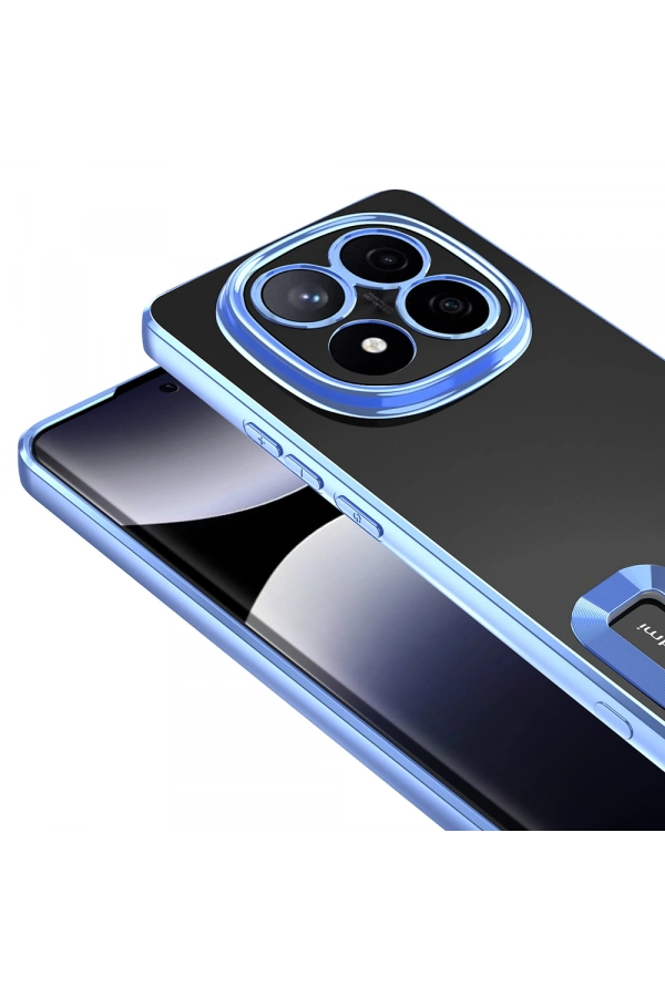Xiaomi Redmi Note 14 Pro 4G Kılıf Kamera Korumalı Logo Gösteren Zore Omega Kapak