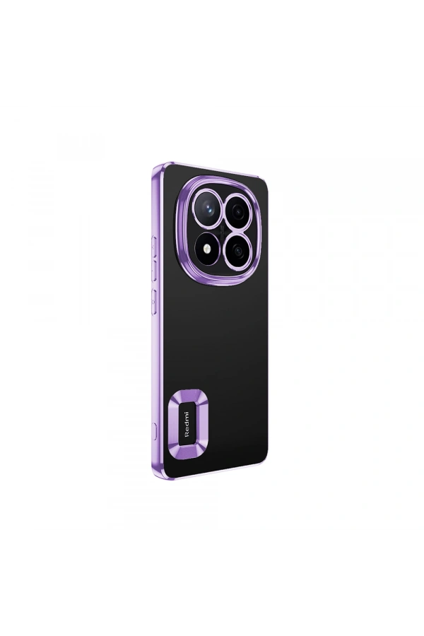 Xiaomi Redmi Note 14 Pro 4G Kılıf Kamera Korumalı Logo Gösteren Zore Omega Kapak