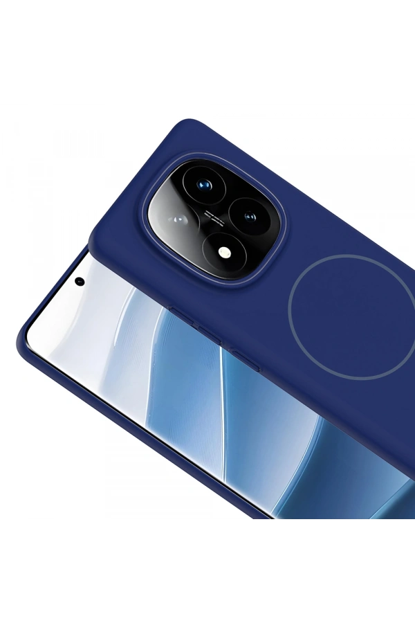 Xiaomi Redmi Note 14 Pro 4G Kılıf M-safe Şarj Özellikli Zore Ruby Sert Kapak