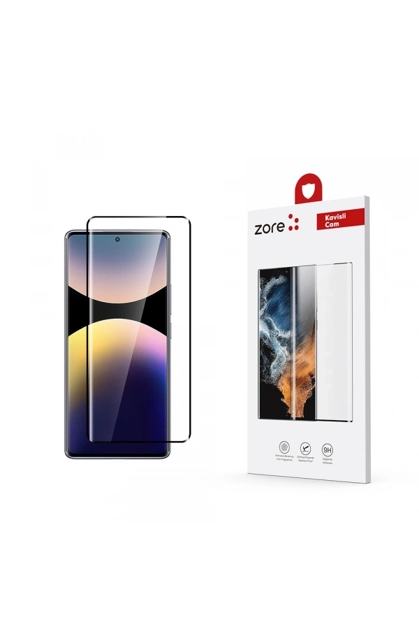 Xiaomi Redmi Note 14 Pro 4G Zore Full Yapışkanlı Cam Ekran Koruyucu