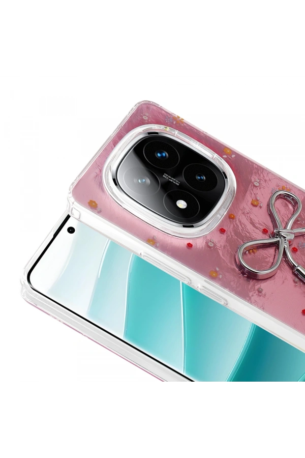 Xiaomi Redmi Note 14 Pro 5G Kılıf Kamera Korumalı Figürlü Zore Ponti Silikon Kapak