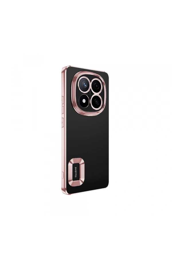 Xiaomi Redmi Note 14 Pro 5G Kılıf Kamera Korumalı Logo Gösteren Zore Omega Kapak