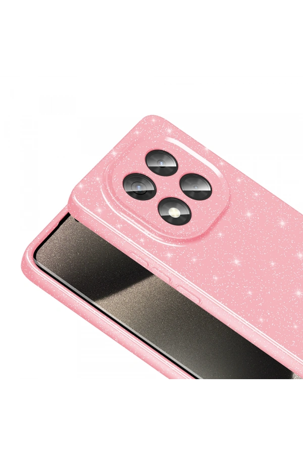 Xiaomi Redmi Note 14 Pro 5G Kılıf Kamera Korumalı Simli Lüks Zore Koton Kapak