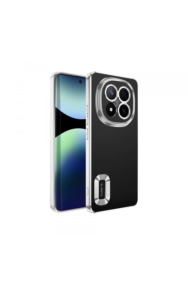 Xiaomi Redmi Note 14 Pro Plus Kılıf Kamera Korumalı Logo Gösteren Zore Omega Kapak