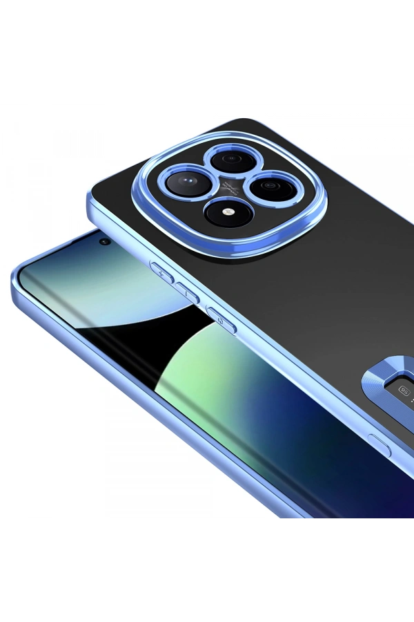 Xiaomi Redmi Note 14 Pro Plus Kılıf Kamera Korumalı Logo Gösteren Zore Omega Kapak