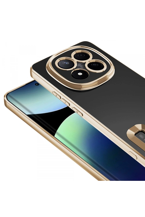 Xiaomi Redmi Note 14 Pro Plus Kılıf Kamera Korumalı Logo Gösteren Zore Omega Kapak
