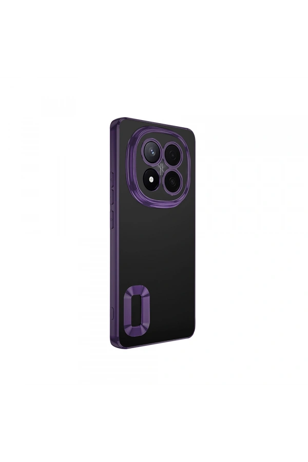 Xiaomi Redmi Note 14 Pro Plus Kılıf Kamera Korumalı Logo Gösteren Zore Omega Kapak