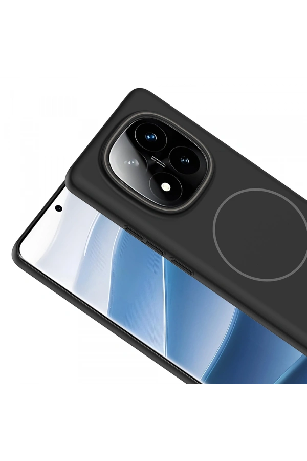 Xiaomi Redmi Note 14 Pro Plus Kılıf M-safe Şarj Özellikli Zore Ruby Sert Kapak