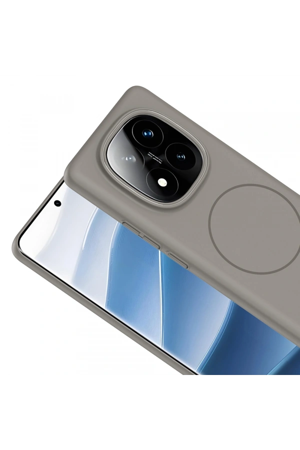 Xiaomi Redmi Note 14 Pro Plus Kılıf M-safe Şarj Özellikli Zore Ruby Sert Kapak