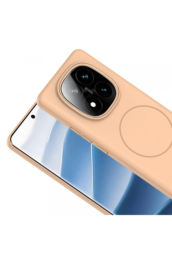 Xiaomi Redmi Note 14 Pro Plus Kılıf M-safe Şarj Özellikli Zore Ruby Sert Kapak