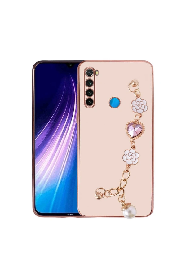 Xiaomi Redmi Note 8 Kılıf El Tutamaçlı Kamera Korumalı Zore Taka Silikon Kapak