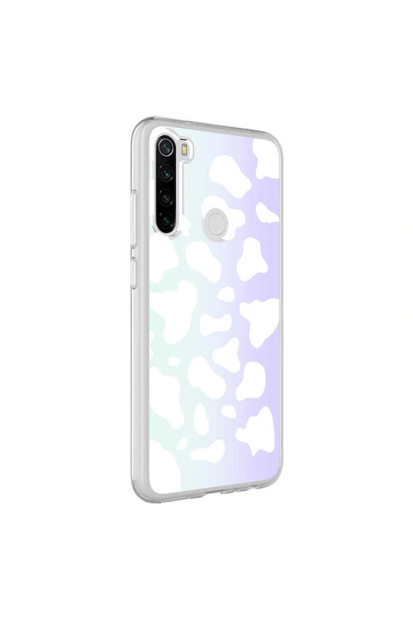 Xiaomi Redmi Note 8 Kılıf Zore M-Blue Desenli Kapak