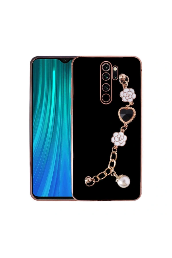 Xiaomi Redmi Note 8 Pro Kılıf El Tutamaçlı Kamera Korumalı Zore Taka Silikon Kapak