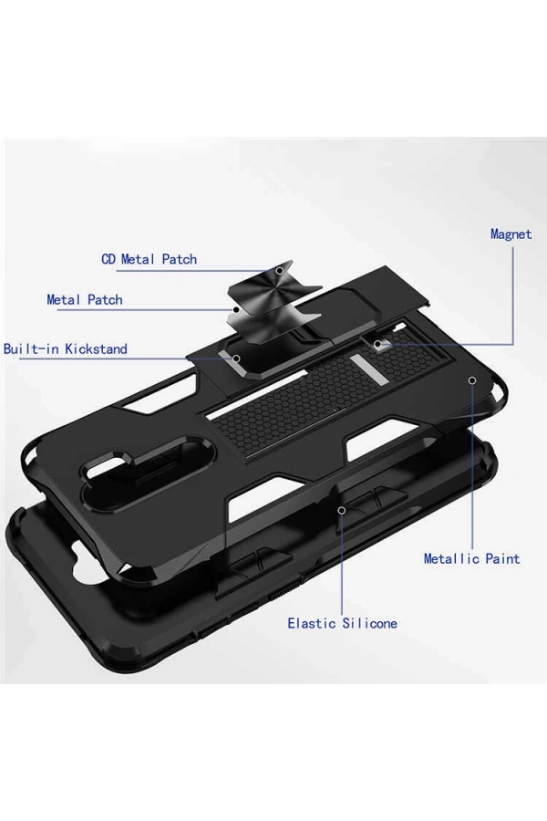 Xiaomi Redmi Note 8 Pro Kılıf Zore Volve Kapak