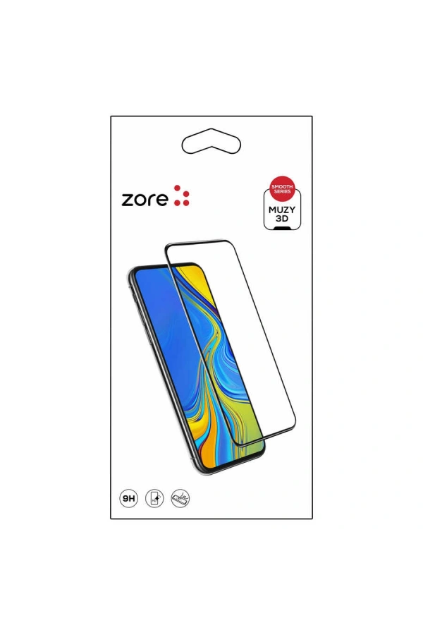 Xiaomi Redmi Note 8 Pro Zore 3D Muzy Temperli Cam Ekran Koruyucu