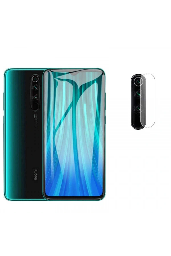 Xiaomi Redmi Note 8 Pro Zore Kamera Lens Koruyucu Cam Filmi