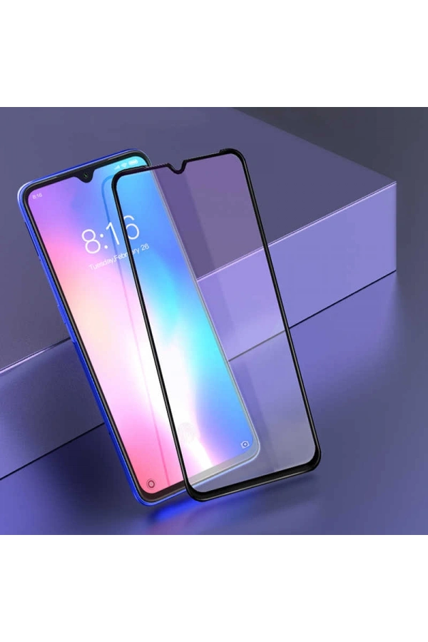 Xiaomi Redmi Note 8 Pro Zore Kenarları Kırılmaya Dayanıklı Cam Ekran Koruyucu