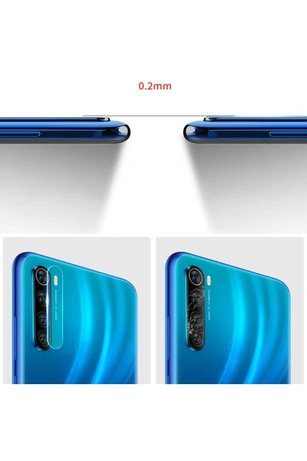 Xiaomi Redmi Note 8 Zore Kamera Lens Koruyucu Cam Filmi