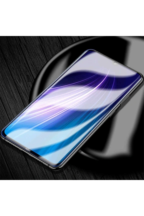 Xiaomi Redmi Note 8 Zore Kenarları Kırılmaya Dayanıklı Cam Ekran Koruyucu