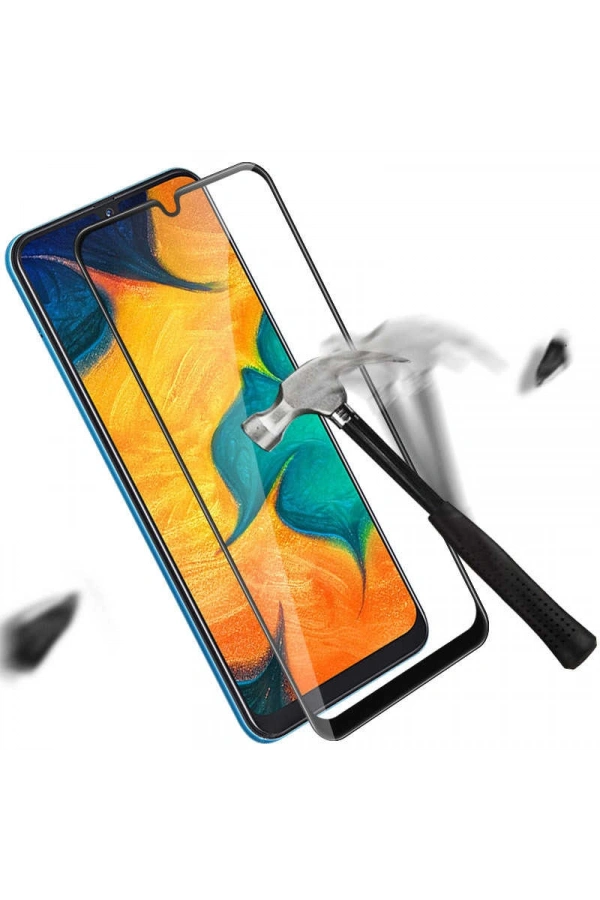 Xiaomi Redmi Note 8 Zore Kenarları Kırılmaya Dayanıklı Cam Ekran Koruyucu