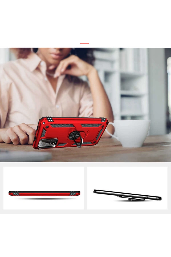 Xiaomi Redmi Note 9 4G Kılıf Zore Vega Kapak