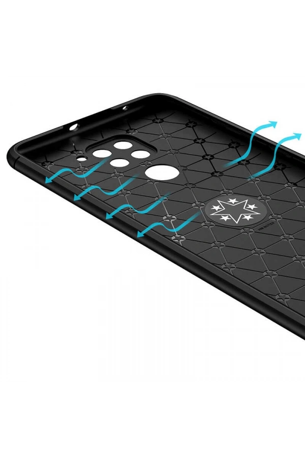 Xiaomi Redmi Note 9 Kılıf Zore Ravel Silikon Kapak